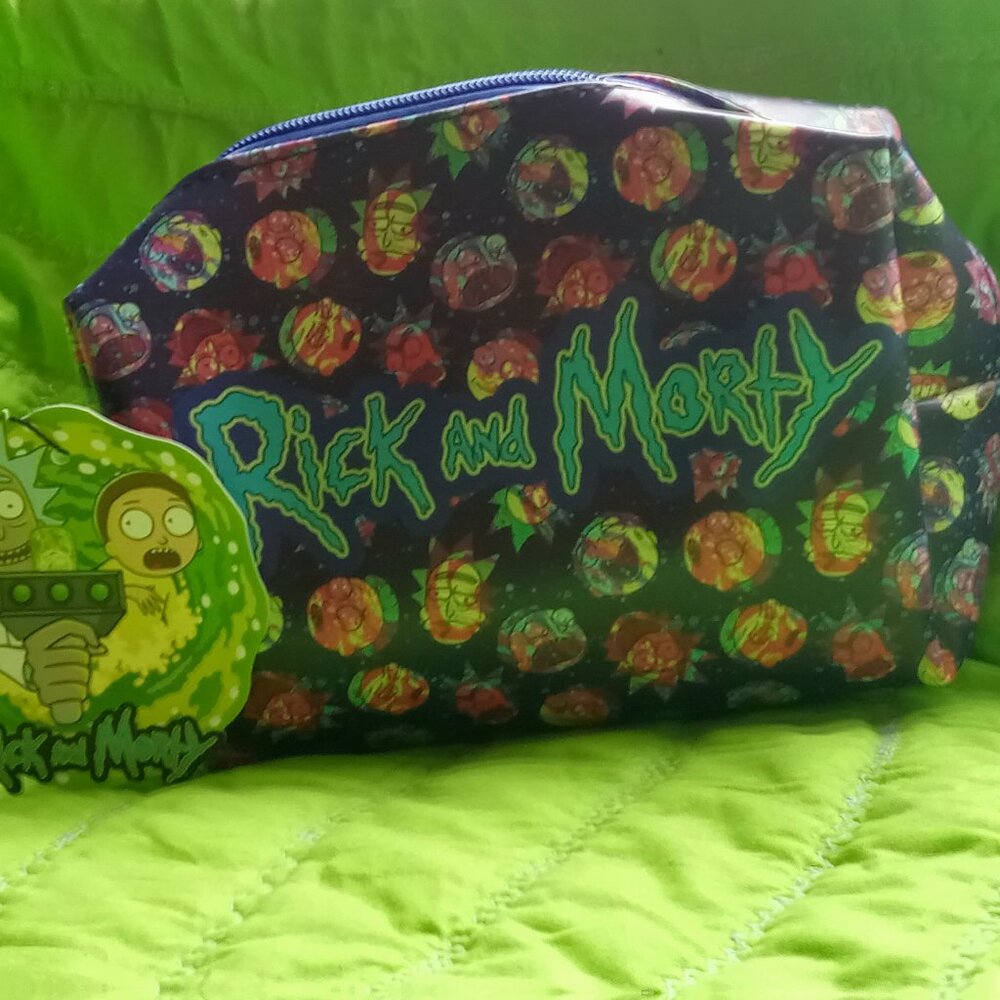 Rick and Morty Makeup Bag